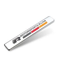 3D Metalinis Stilius Automobilio Lipdukai Šoninis Sparnas Galinė Bagažinė Aksesuarai VW GTI Polo Golf Passat Tiguan Arteon Touareg Taigo Caddy 1Pcs