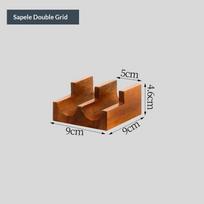 U-shaped Walnut Sushi Stand Japanese Style Thickened Smooth Rack for Home Daily Use Sushi Making & Serving A11