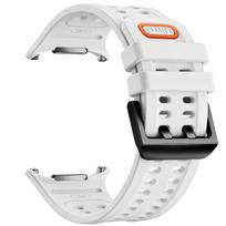 For Samsung Galaxy Watch Ultra 2 Watch Band Sport Silicone Correa Bracelet GalaxyWatch Ultra Breathable Strap Galaxy Watch Ultra white