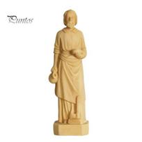Dervos figūrėlė Šv. Juozapo statulėlė 6 cm aukščio Religinė dovana Staliaus skulptūra Sėkmės parduodant namus Namų tradicija geltona
