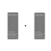 Secret Buffing Block Nail Care 2 pcs white
