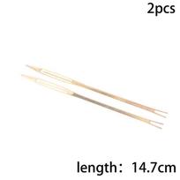 2 vnt. Žvejybos tinklo adata Tinklo siūlų taisymo Ritės tinklo siūlų taisymui Weaving Rustproof Shuttles Tinklų priedai Copper M beige