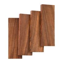 2vnt / 4vnt raudonos sandalmedžio medienos blokeliai, neblunkanti medinė plyta ašmenų rankenoms, apsauganti nuo senėjimo dildės 4pcs brown