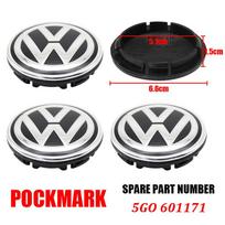 4 vnt. VW ratų centriniai dangteliai 56mm 65mm 66m 70mm 76mm ratlankio dangtelis VW Touran Golf 4 5 6 7 Polo Passat B5 B6 B7 CC BDGZSE priedams black