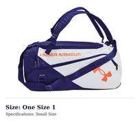 Under Armour Polyester Backpack Travel Gym Bag Small Unisex 1361225-006 One Size 1 white