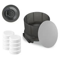 BAAJ-For Ninja Luxe Cafe ES601 Espresso Puck Screen And Portafilter Funnel Accessory Set gray