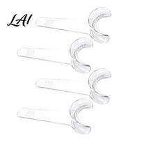 Pet Tooth Brushing Helper Helper Clear Teeth Cleaning Aid Reusable Dental Care Easy Tool Tool Holds The Lip Aside for Dogs Cats Dog Small 4pcs white