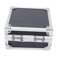 Tattoo Machine Storage Box Portable Mini Aluminum Tattoo Machine Tool Box for Tattoo Motor Machines Watches black