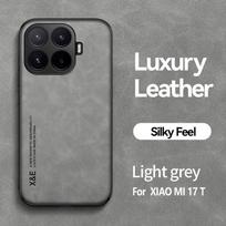 Magnetic Leather Case For Xiaomi 17T Pro Xiaomi17TPro Xiaomi17T 5G Shockproof Silicone Soft Case Cover Xiaomi 17T Pro gray