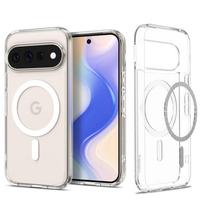 Spigen Ultra Hybrid Mag MagSafe dėklas skirtas Google Pixel 11 Pro XL - Skaidrus ir baltas
