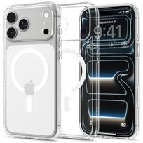 Spigen Ultra Hybrid MagSafe Case iPhone 18 Pro / 17 Pro - Skaidri ir balta