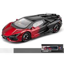 1/24 Lamborghini Revuelto Superautomobilio lydinio automobilio modelis Diecasts & Žaislinės transporto priemonės Metalinio žaislinio automobilio modelis Garso ir šviesos kolekcija Vaikams skirtas žaislas 1/24-Size:21*9.6*5cm raudona