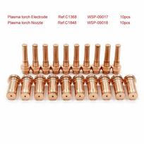 20 vnt. CP-90 plazminio degiklio C1368 elektrodas C1848 antgalis 1,2 mm 50-70A, skirtas Cebora CP91 20pcs