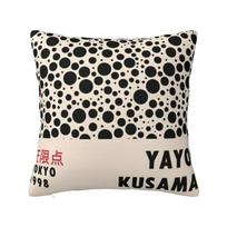 Yayoi Kusama Japonijos Parodos Pagalvės Užvalkalas 40x40cm Minkštas Nordic Mėtomas Pagalvės Dekoravimas Svetainei 30x30cm 12x12in beige