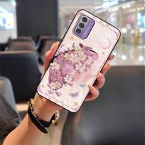 Minkštas dėklas Mielas telefono dėklas Nokia G42 5G telefonui Dėklas Madingas dizainas Apsauginis Atsparus smūgiams Grafiti Silikoninis TPU gėlė Nokia G42 5G white