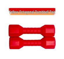 Aštuonkampiai vaikiški hanteliai - Lauko gimnastikos ir šokio gerinimo pora vaikams 80g/Pair red