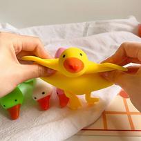 Antistress Duck Squeeze Toys Goose Cute Kawaii Animals Vent Toys For Kids Adults Decompression Stretch Toys For Kids Best Gift (As shown-32144)- orange