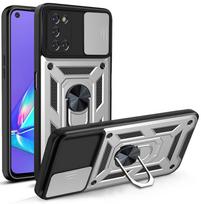 OPPO A54 5G dėklas OPPO A74 5G dangtelis OPPO A74 5G A54 5G magnetinis žiedo laikiklis šarvuotas telefono dėklas slankiojantis kameros apsaugos galinis dangtelis OPPO A74 5G blue
