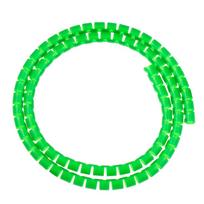 Dangtelio vamzdelis Atsparus liepsnai Apvyniojimo vamzdelis Laido apsauga Spiralinis laido tvarkytuvas Vamzdžio apsauga Linijos tvarkytuvas (green,8mm) žalia