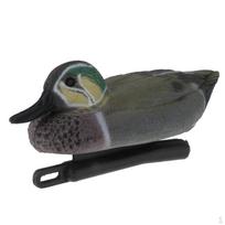 Artificial Floating Mandarin Duck Decoy Scarecrow with Eyes for Hunting Fishing, home and garden