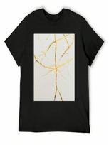 Pure Gold Japanese Kintsugi T-Shirt Anime Shirt Custom T-Shirts Croswit Shirt Man Clothes For unisex 5XL