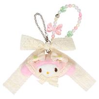 Sanrio Bag Charm My Melody 3 and 692859 (Forest Lace) (Ages up) beige