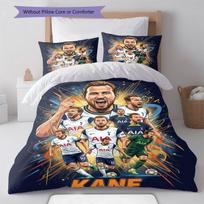 Kane patalynės komplektas: antklodė, užvalkalas antklodei, užvalkalas pagalvei. Namų dekoracija, gimtadienio dovana (1 * antklodės užvalkalas + 2 * pagalvės užvalkalai, be šerdies) 135x200cm blue