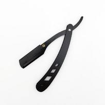 Men Barber Shaving Razors Folding Knife Unisex Hair Removal Tool Eyebrow Knife ( Blades Not Included) Multicolor Makeup Tool black