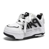 Vaikų keturių ratukų riedučiai-batai Įtraukiami ratukai Sportbačiai Lauko čiuožimo treniruočių avalynė Dydžiai nuo 29 iki 40 Kasdieniai patogūs 39