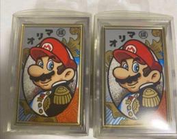 Nintendo Super Mario Bros. Hanafuda set Red Black Japanese Playing Cards gray