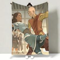 Anime A-Avatar T-The L-Last A-Airbender Mesti minkštas šiltas flanelinis pledas, daugkartinio naudojimo sofai, lovai, biurui, miegui 150x200cm