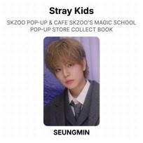 Stray Kids SKZOO POP-UP & CAFE SKZOO'S MAGIC SCHOOL POP-UP STORE COLLECT BOOK Official Photocard SEUNGMIN