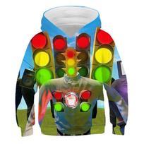 New Autumn 3D Game Skibidi Toilet Printing Hoodies For Men Children Fashion Streetwear Hooded Sweatshirts Harajuku Tops Clothing 120 blue