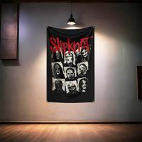 Roko muzikos vėliava 3x5 pėdų Slipknot gerbėjams Reklama HD spausdinimas Žalvariniai žiedeliai Garažo, miegamojo, svetainės, bendrabučio sienų dekoras Gobelenas 74x94cm(29x37in)
