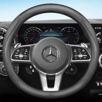 Odinis automobilio vairo užvalkalas Mercedes Benz EVITO W447 EQV EQC W206 C300 S206 C300 X206 C220 C257 CLS350 Automobilio priedai BH1 F54 black