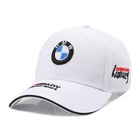 BMW Motorsport Emblema Lauko Vasaros Sportinė Kepurė Siuvinėjimas Beisbolo Kepuraitė Pavasaris Ruduo Lauko Apsaugos Nuo Saulės Kepurė Interjero Lipdukas xksh32 white