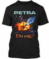 On Fire Petra Band Shirt Classic Black Unisex S-5XL #34 XXL black