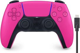 DualSense Wireless Controller Nova Pink with 3m PS5 Controller Charging Cable [Genuine Product] (CFI-ZCT2J03)
