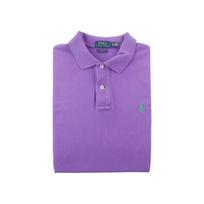 Second life - Men's Short Sleeve Mesh Polo Shirt - Very good condition XL violetinė