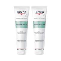 Eucerin DermoPurifyer Cleansing Foam 150g (2pcs) - Pore Clean, Korean 150g (2pcs) white