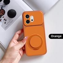 New Fashion Multi‑Angle Rotatable Kickstand Phone Case For Honor 600 Pro PU Leather Texture Shockproof Back Cover Honor600 Case & Holder&Honor 600