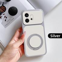 New Fashion Multi‑Angle Rotatable Kickstand Phone Case For Honor 600 Pro PU Leather Texture Shockproof Back Cover Honor600 Case & Holder&Honor 600 Pro