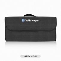 Automobilio bagažinės laikymo krepšys Veltinio audinio organizatorius Tvarkymo dėžutė VW GTI Polo Golf Passat Tiguan Arteon Touareg Taigo Caddy Jetta Beetl black