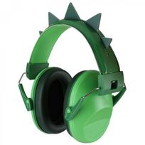 Vaikams triukšmą slopinančios ausinės Būgnų praktikai Lėktuvui Miegoi Mokytis Susikaupti Lengvos ant ausų ausinės Su 26dB NRR Kids Green Dinosaur Ear black