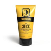 Headblade HeadSlick skutimosi kremas 5oz glotniam skutimuisi plikiems vyrams. Padeda sumažinti skutimosi sukeliamą sudirginimą ir paraudimą. 1.5 fl oz (Pakuotė yellow