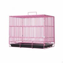Avian Enclosure Cage Construction Foldable Aviary Easy to Clean Rectangular Bird House 35 40 with Nest rožinė