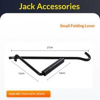 Small Scissor Jack 2T Labor-Saving Hand Cranked Heavy Duty Car Jack for Home Auto Maintenance Emergency S