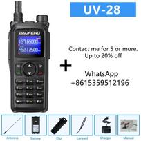 Baofeng UV-28 PRO Max Racija 10W Daugiajuostė Belaidžio Dažnio Kopijavimo Ilgo Nuotolio Imtuvas C Tipo AM Dvipusis Nešiojamas Radijo Imtuvas EURO