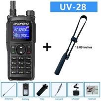 Baofeng UV-28 PRO Max Racija 10W Daugiajuostė Belaidžio Dažnio Kopijavimo Ilgo Nuotolio Imtuvas C Tipo AM Dvipusis Nešiojamas Radijo Imtuvas US