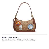 COACH X Peanuts Snoopy Teri 25 Shoulder Bag CE848-IMT1O One Size 1 brown